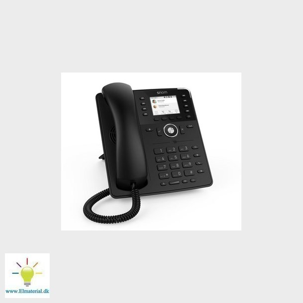 SNOM D735 Black, Bordtelefon sort
