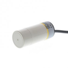 Induktiv sensor, kapacitiv, 34 mm dia, oskärmad, 25 mm, DC, 3 ledare, PNP-NO, 2 m kabel E2K-C25M