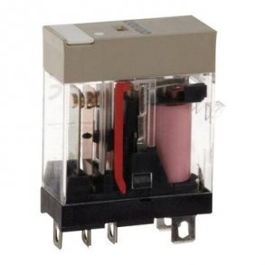 Rel�, plug-in, 5-pin, SPDT, 10A, mech & LED-indikatorer, label facilitet G2R-1-SN 230AC(S)