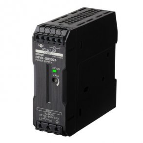 Bogtype str�mforsyning, Pro, 30 W, 24VDC, 1.3A, DIN-skinne montering S8VK-G03024