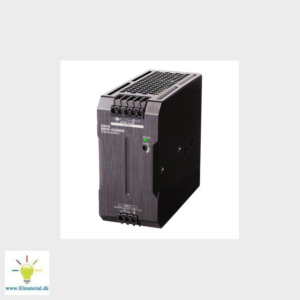 Bogtype strmforsyning, Pro, 240 W, 24VDC, 10A, DIN-skinne montering S8VK-G24024