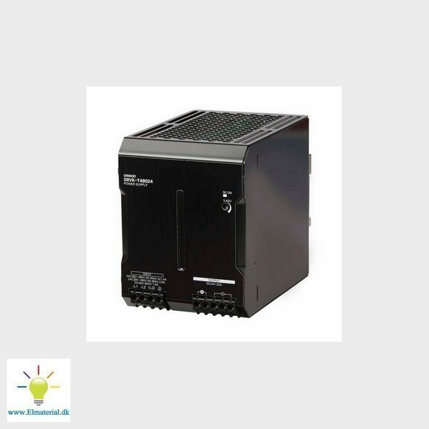 Bogtype strmforsyning, Pro, 480 W, 24VDC, 20A, DIN-skinne montering S8VK-T48024