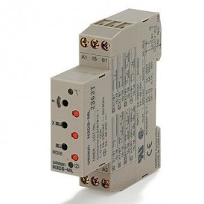 Timer, DIN-skinne montage, 17,5 mm, 24-230 VAC/24-48VDC, multifunktions, 0,1 s-120 h, SPDT, 5A, 'Sma