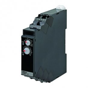 Timer, DIN-skinne montage, 17,5 mm, On-forsinkelse, 0.1s-1200h, 1xSPDT, 5A, 24-240 VAC/DC, push-in t