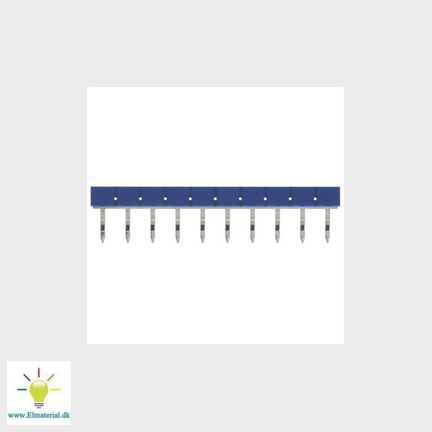 Tilbehr til G2RV-SR/G3RV-SR, Kors bar, 10 poler, Bl farve PYDN-6.2-100S