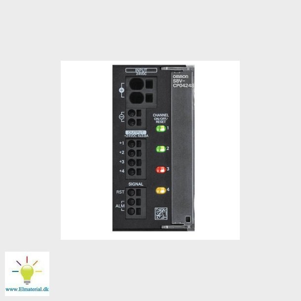Elektronisk beskyttelse rel med 4 kanaler total max 15,2A eller 3,8A per kanal 24 VDC UL-godkendt