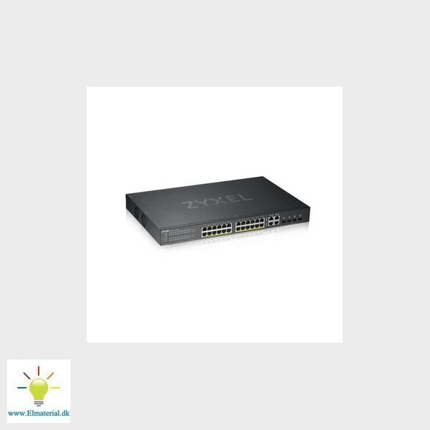 ZyXEL Switch GS1920-24HPv2 NebulaFlex Hybrid POE Smart switch 24 GBE porte +4 combo porte