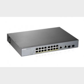 ZYXEL GS1350-18HP, 18 Port managed CCTV PoE switch, long range, 250W