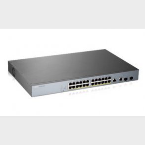 ZYXEL GS1350-26HP, 26 Port managed CCTV PoE switch, long range, 375W