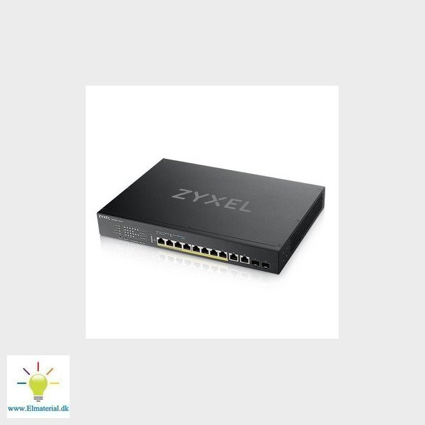 ZYXEL XS1930-10, 8 ports Multi-Gigabit Smart Managed Switch + 2 10GbE &amp; 2 SFP+ Uplink