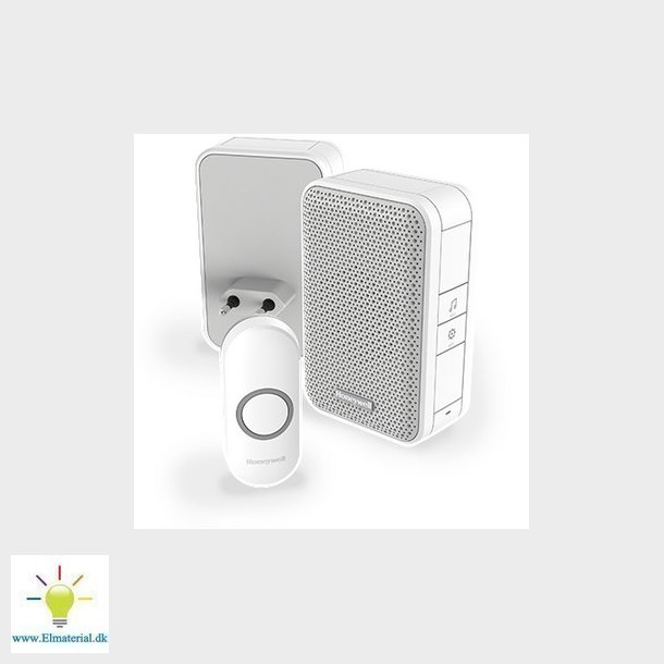 DC311NP2 Trdls Drklokke kit Plug-in 230V 150 meter 4 toner hvid