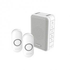 DC313NFB Trdls Drklokke kit LED 150 meter med 2 Ringetryk 84DB hvid