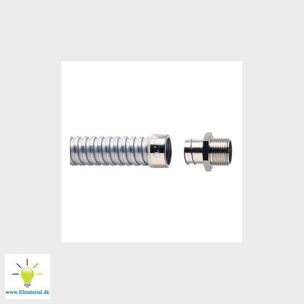 Kobling lige B til panserslange 25/M25 S25/M25/B