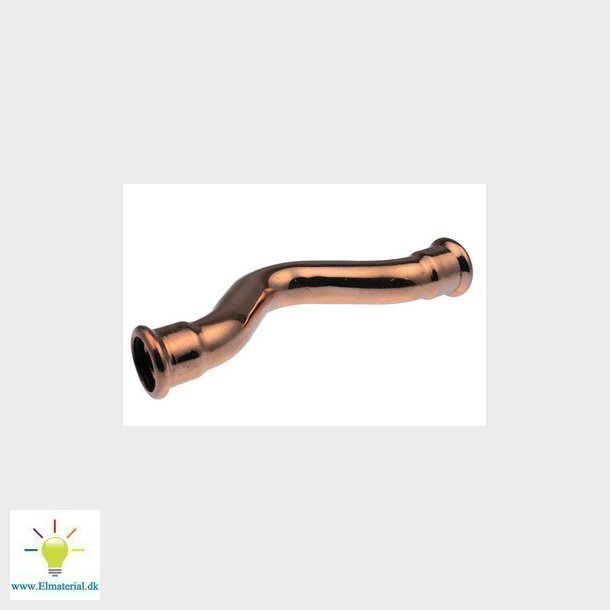 Overbjning VSH muffe/muffe 18 mm CU