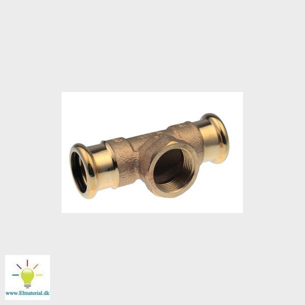 Tee VSH muffe/muffe/muffe 18 mm X 1/2X18 mm CU