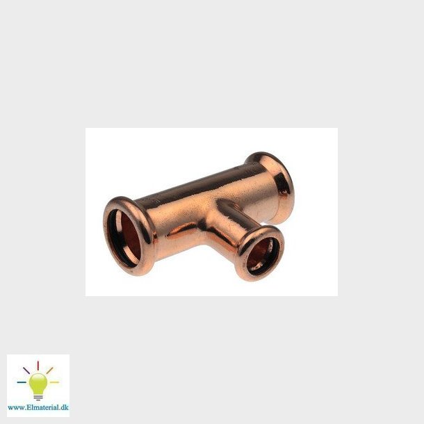 Tee VSH muffe/muffe/muffe 22X15X22 mm CU