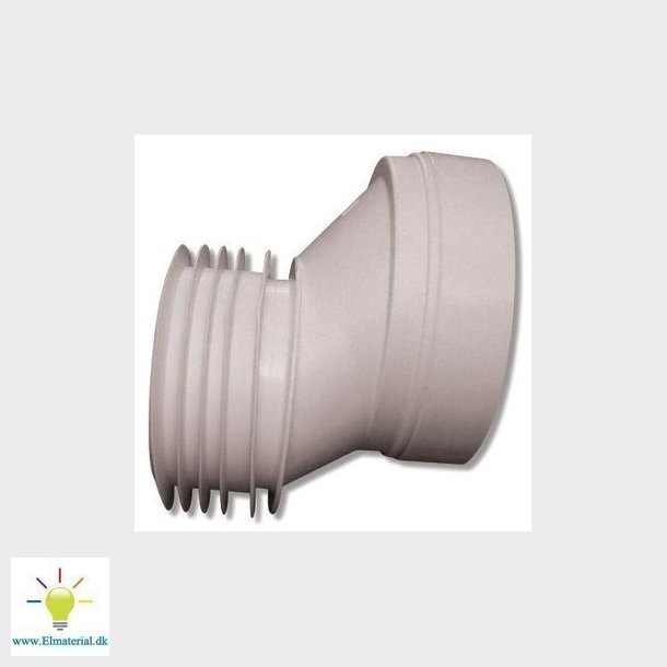 Toilettilslutning excentrisk 40 mm