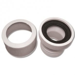 Toilettilslutning excentrisk 20 mm