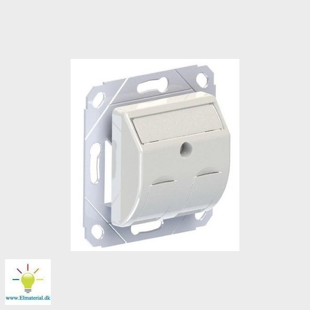 Dataudtag EU dse for 2 x Leviton keystone konnekter hvid