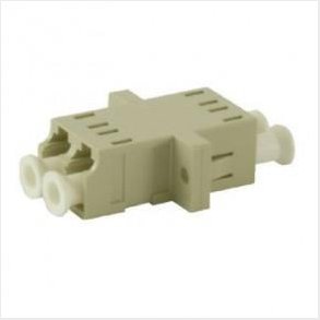 Samleled LC duplex multimode beige