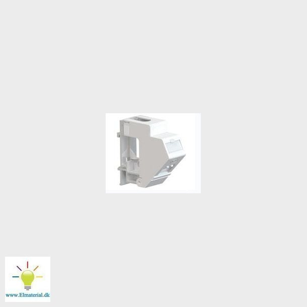 Dataudtag for DIN skinne adapter for 1 x keystone konnekter gr