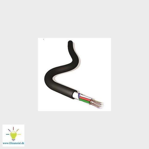 Fiberkabel Loostube 48XOS2 singelmode LSF/OH IEC 332.1 - Euro Class Eca sort