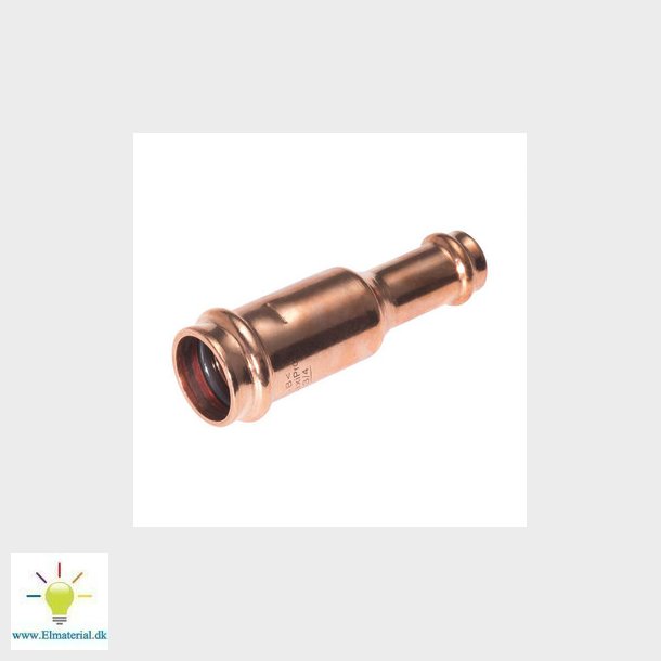 Conex Banninger >B< MaxiPro reduktionsmuffe lang 38" x 14" kobber