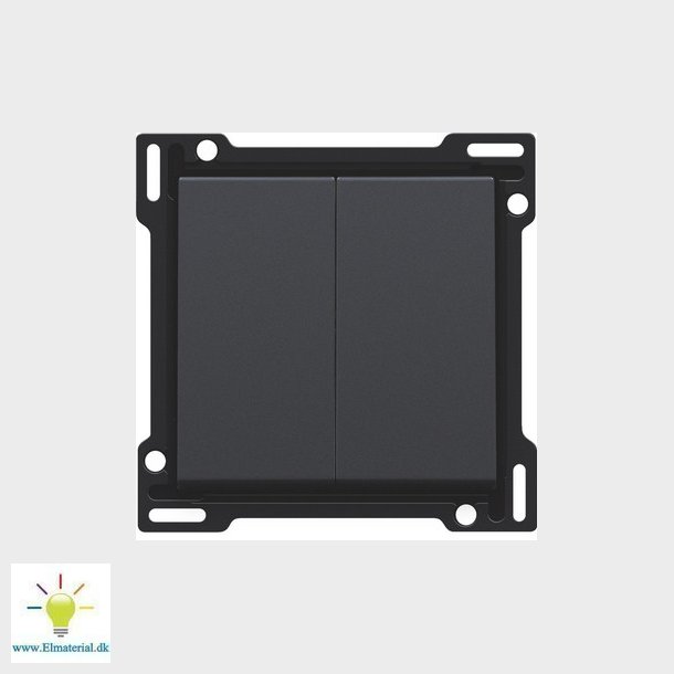 Tangent, dobbelt, antracit