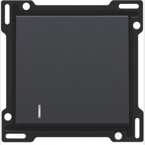 Tangent, enkelt, med linse, antracit