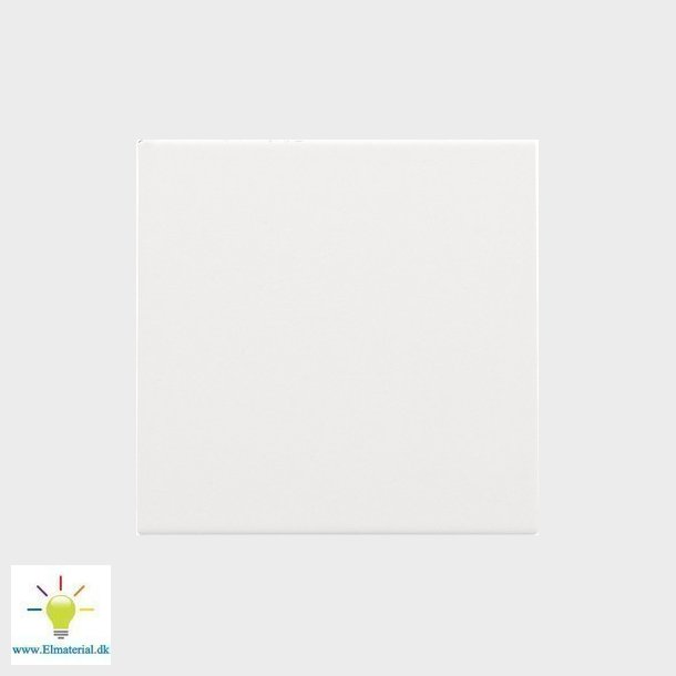 Blnddksel, hvid coated