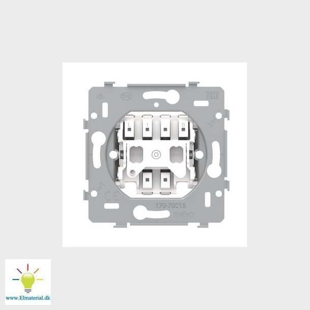 Fjedertryk, enkelt, N.O. 10A/250Vac