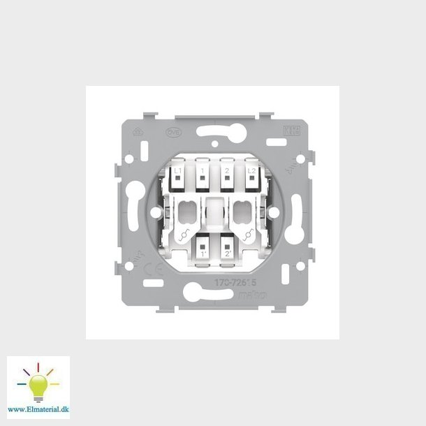 Dobbelt korrespondance-afbryder, 10A/250Vac