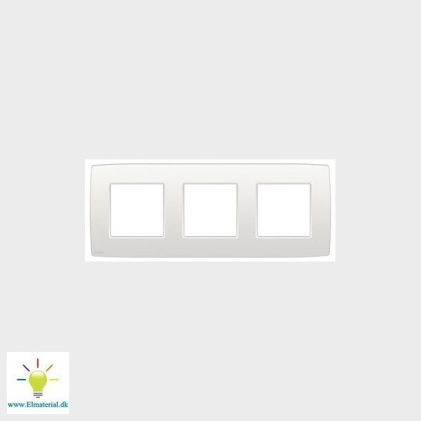 Ramme 3-modul, Niko Original, white