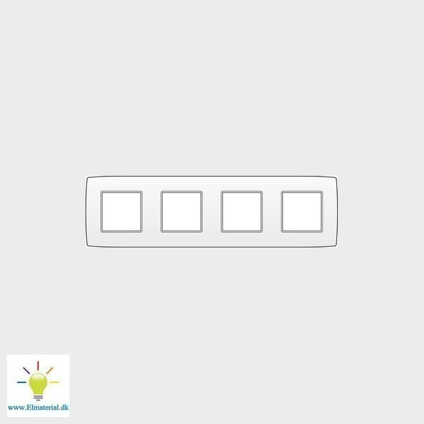 Ramme 4-modul, Niko Original, white