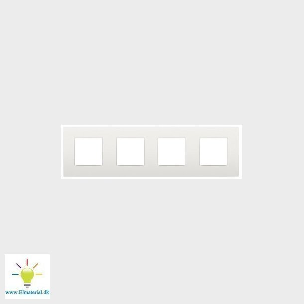 Ramme 4-modul, Niko Intense, white