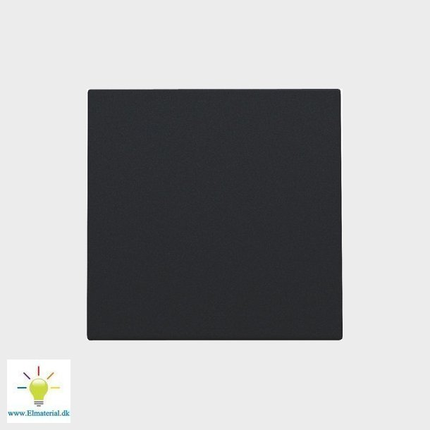 Blnddksel, sort coated