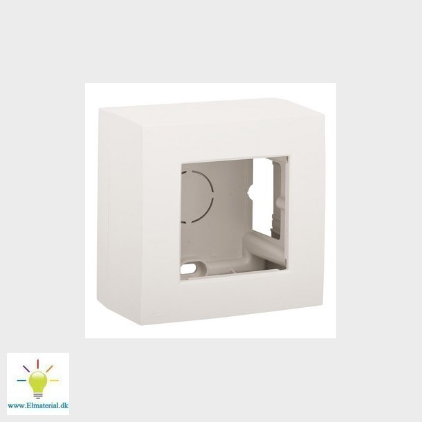 Indsats 1-modul, hvid