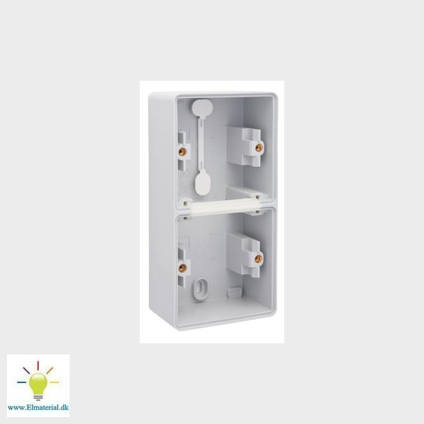 Underlag 2-modul, lodret, IP55, gr