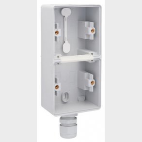 Underlag 2-modul, 1x M20, IP55, gr�