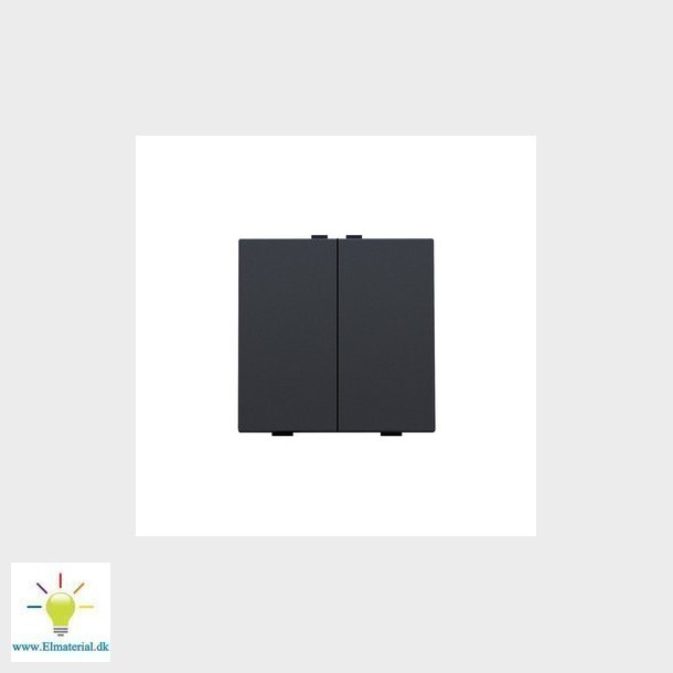 Dobbelttryk til Niko Home Control anthracite