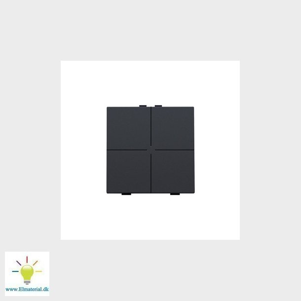 4-tryk til Niko Home Control anthracite