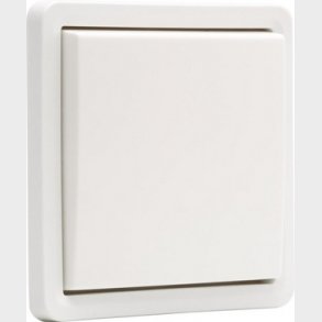 Fjedertryk, 10A, IP55, hvid