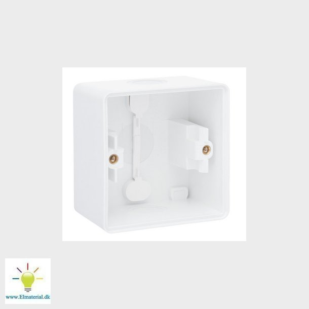 Underlag 1-modul, IP55, hvid