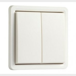 Kroneafbryder, 10A, IP55, hvid