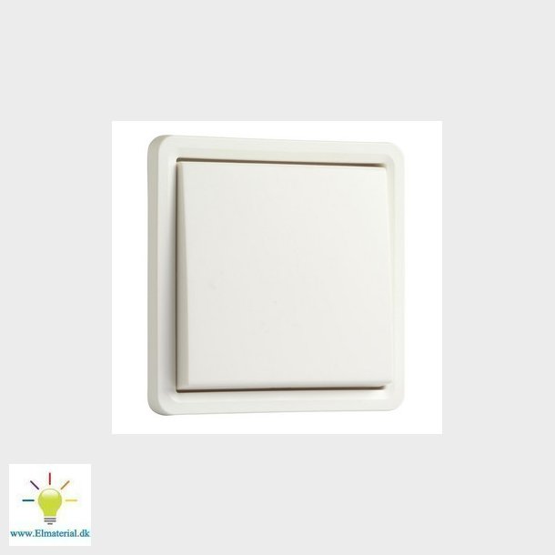 Krydsningsafbryder, 10A, IP55, hvid