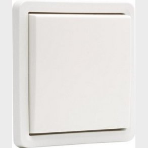 Fjedertryk, 10A, IP55, hvid