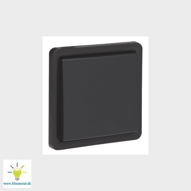 Fjedertryk, 10A, IP55, sort