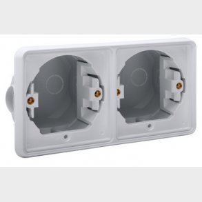 Indmuringsd�se 2-modul, vandret, gr�