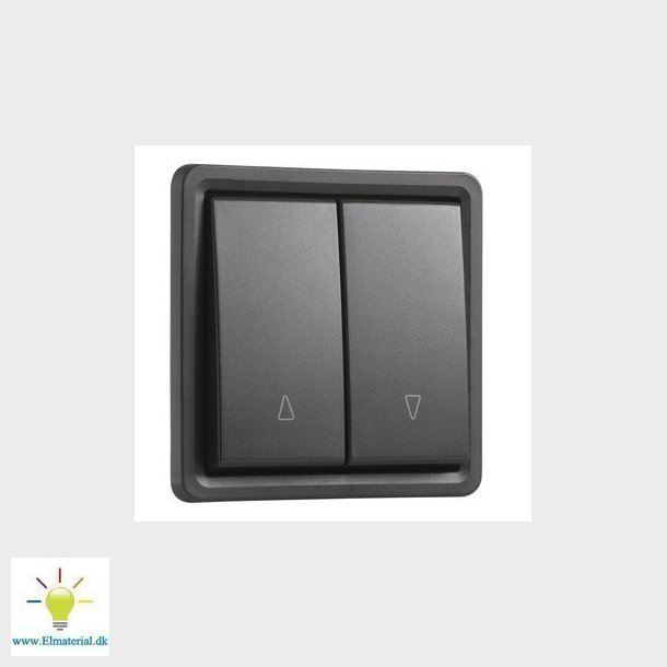 Jalousiafbryder, 10A, IP55, sort