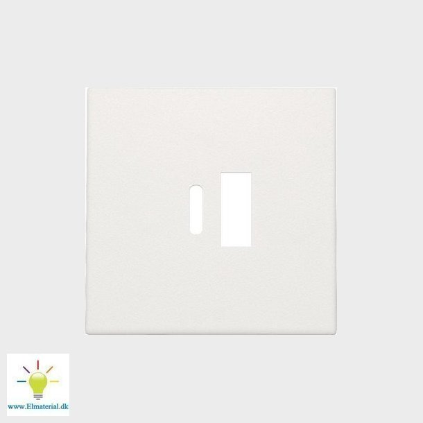 Afdkning USB-A+C oplader, hvid